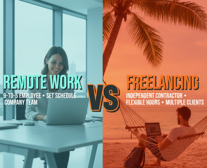 Remote Work Vs Freelancing What’s The Difference